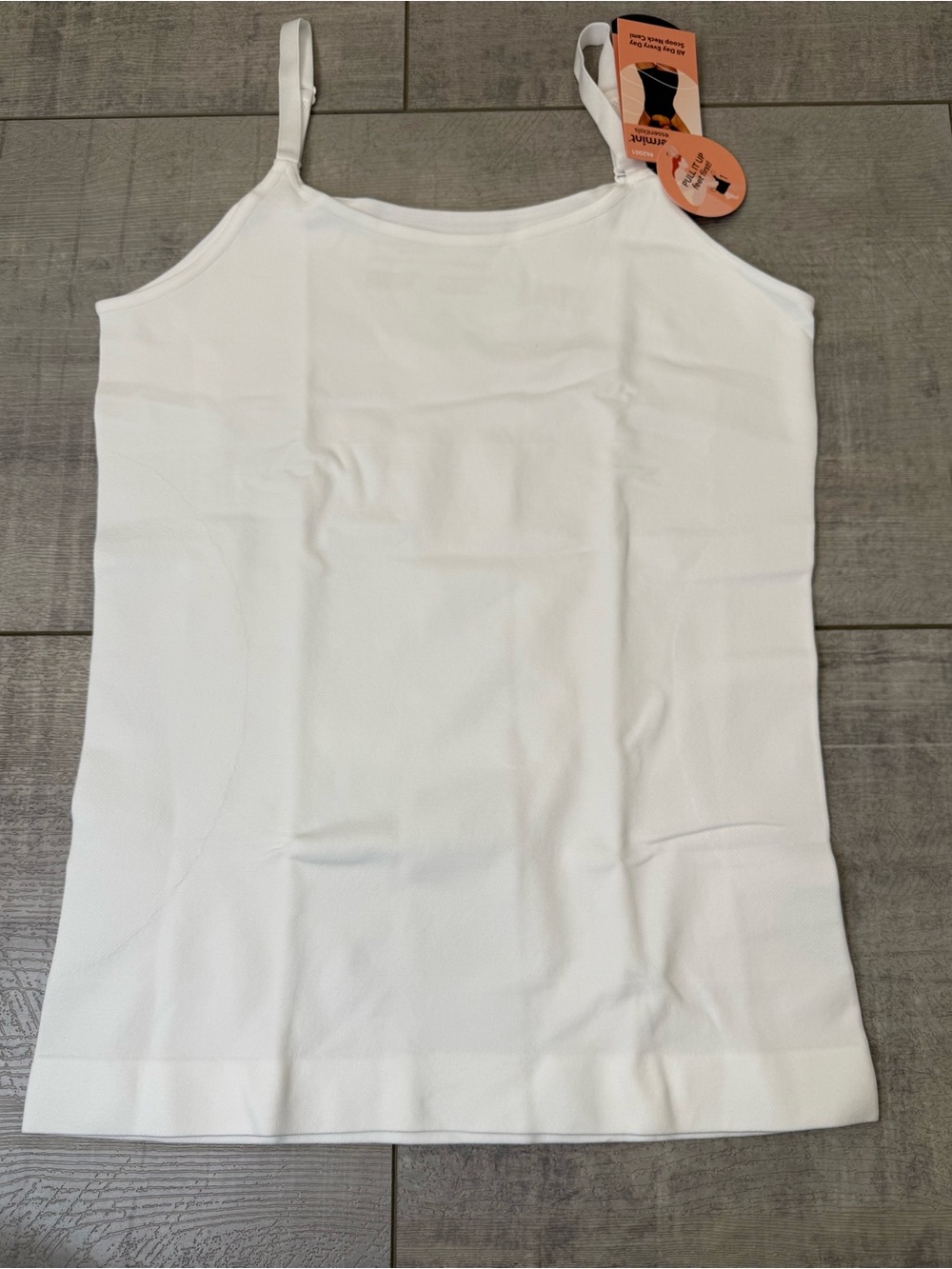 Shapermint Essentials All Day Every Day Scoop Neck Cami White XL